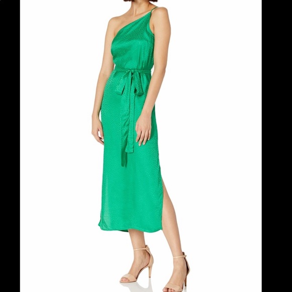 zara green short dress Zapaka Women Peacock V-Neck Backless Wedding Guest Dress with Slit Mermaid Wedding Party Dress, Eucalyptus / US12 main image 1
